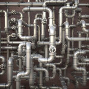 a-tangle-of-many-plumbing-pipes